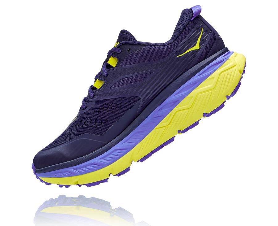 Hoka One One Trail Schoenen Heren - Stinson Atr 6 - Blauw/Groen - VI2345968